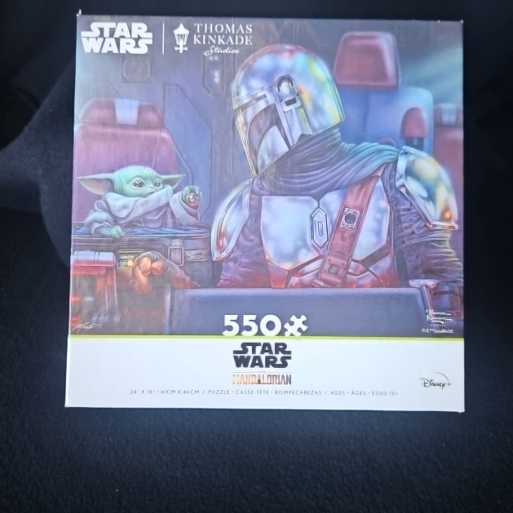 Star Wars Disney Puzzle Only "The Mandalorian" 550 Piece 24x18"